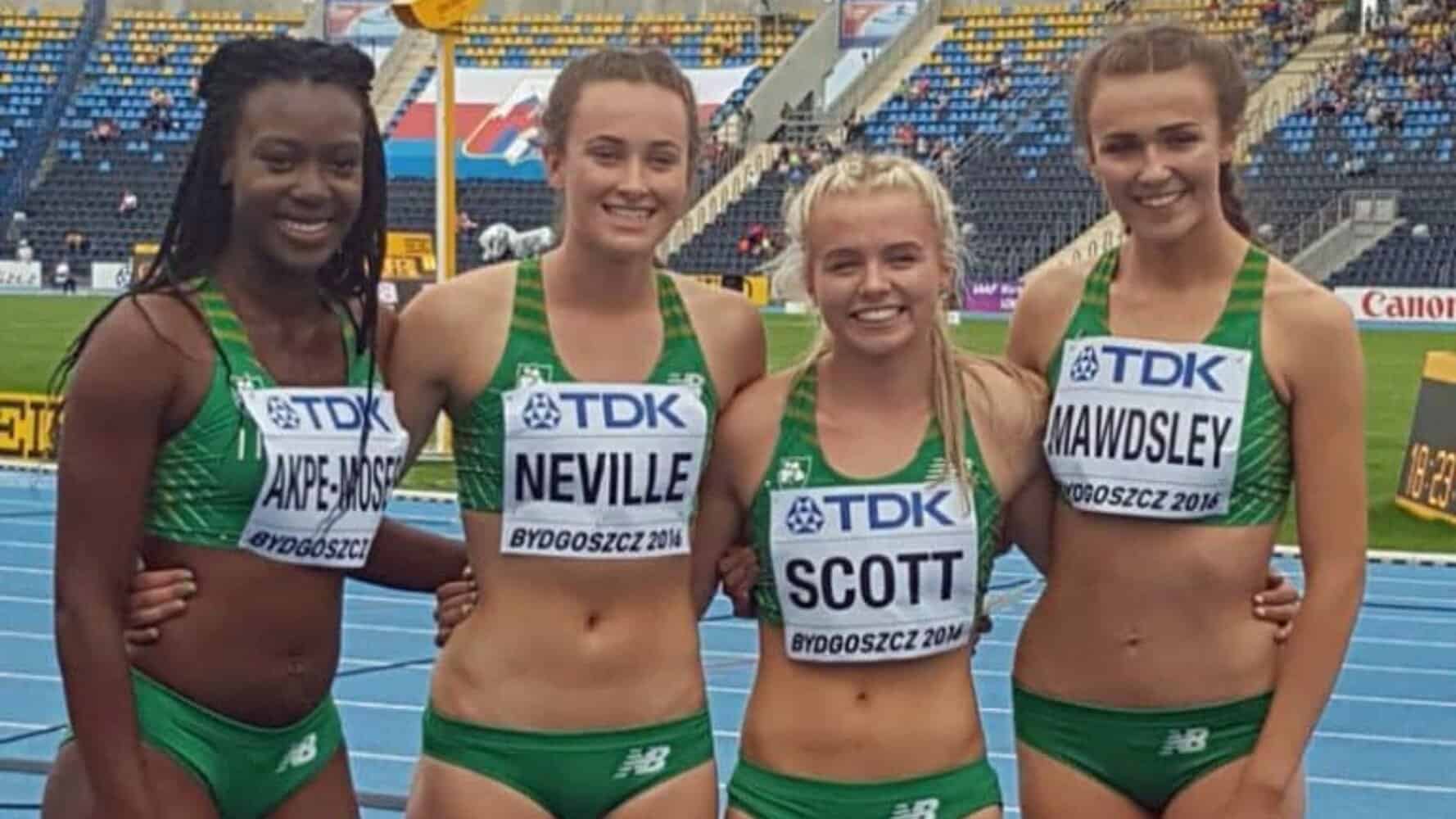 Sharlene Mawdsley relay team